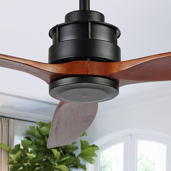 SAFAVIEH Lighting Farla Coffee 3-speed Ceiling Fan with Remote - 52