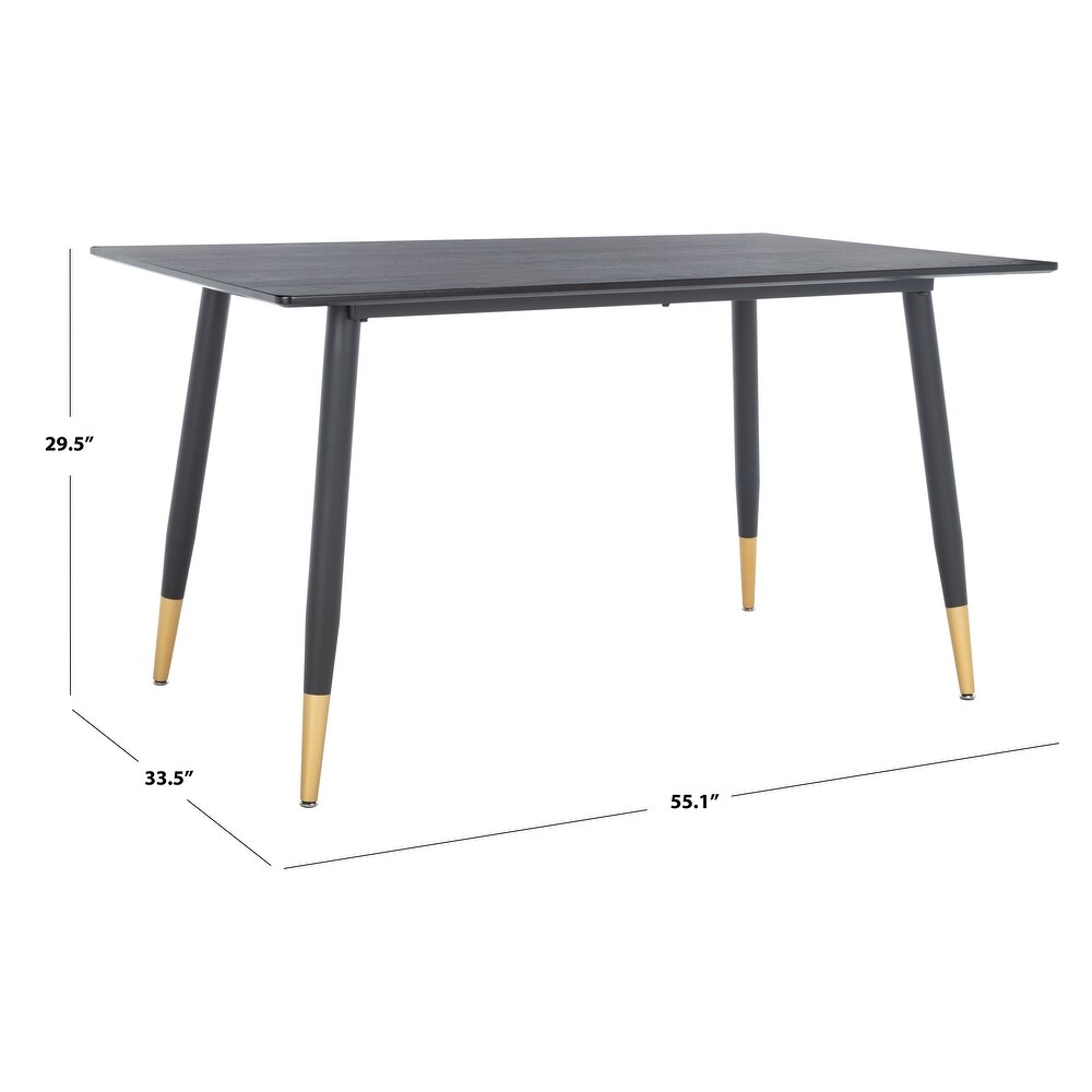 SAFAVIEH Acre Rectangle Dining Table   55 in. W x 34 in. D x 30 in. H