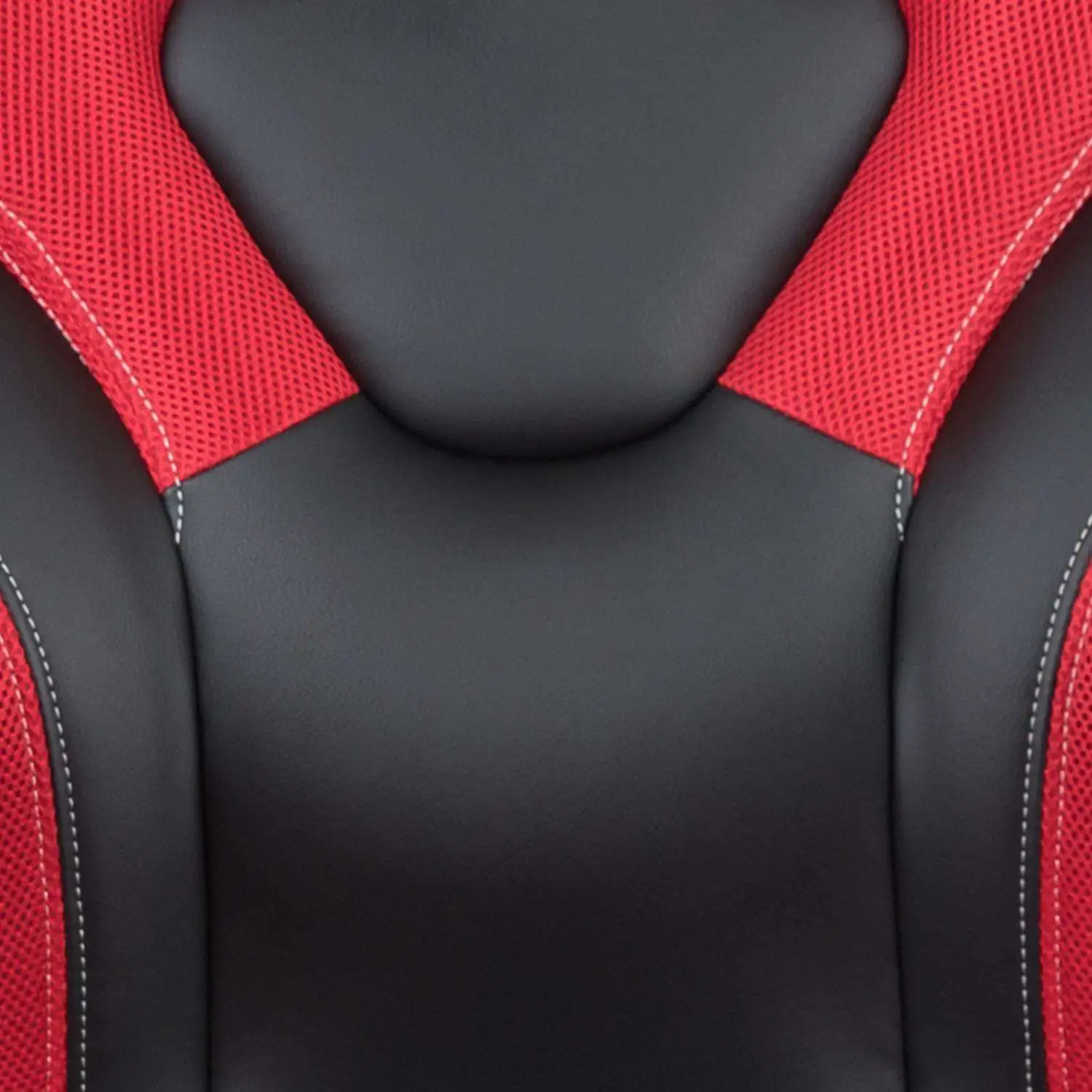 X10 Black/Red Leather/Mesh Office Chair