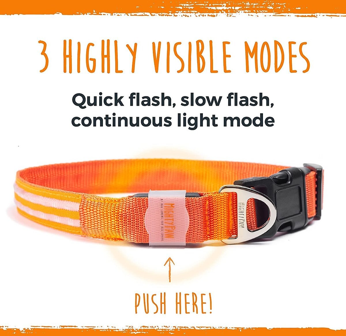 Mighty Paw LED Dog Collar