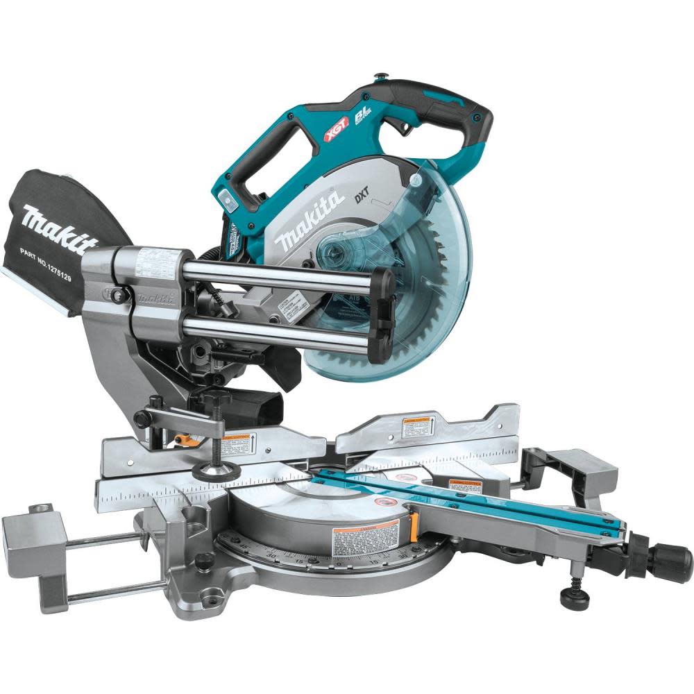 Makita 40V max XGT Dual Bevel Sliding Compound Miter Saw 8 1/2 Brushless Cordless Kit AWS Capable