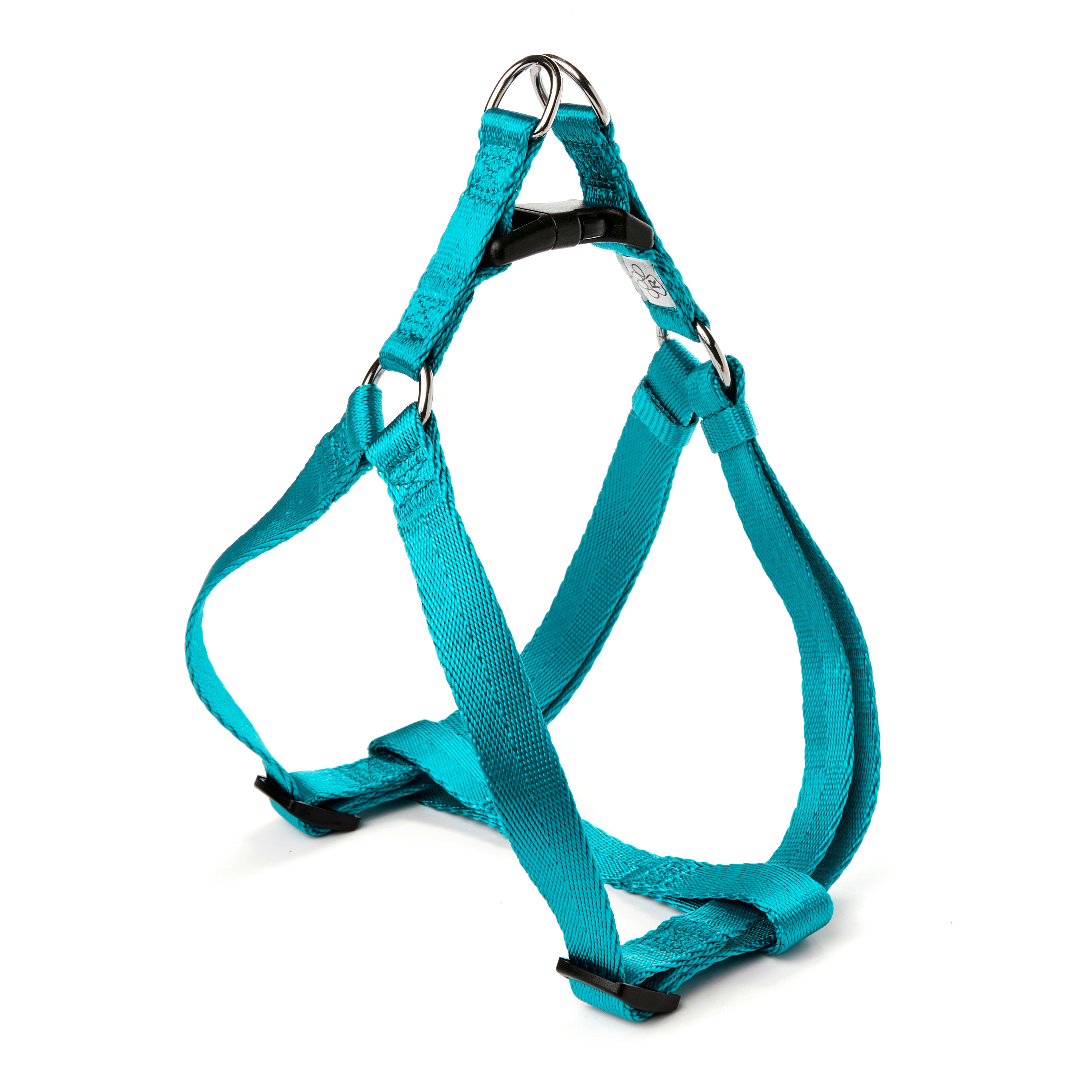 YOULY The Classic Turquoise Webbed Nylon Dog Harness， Small