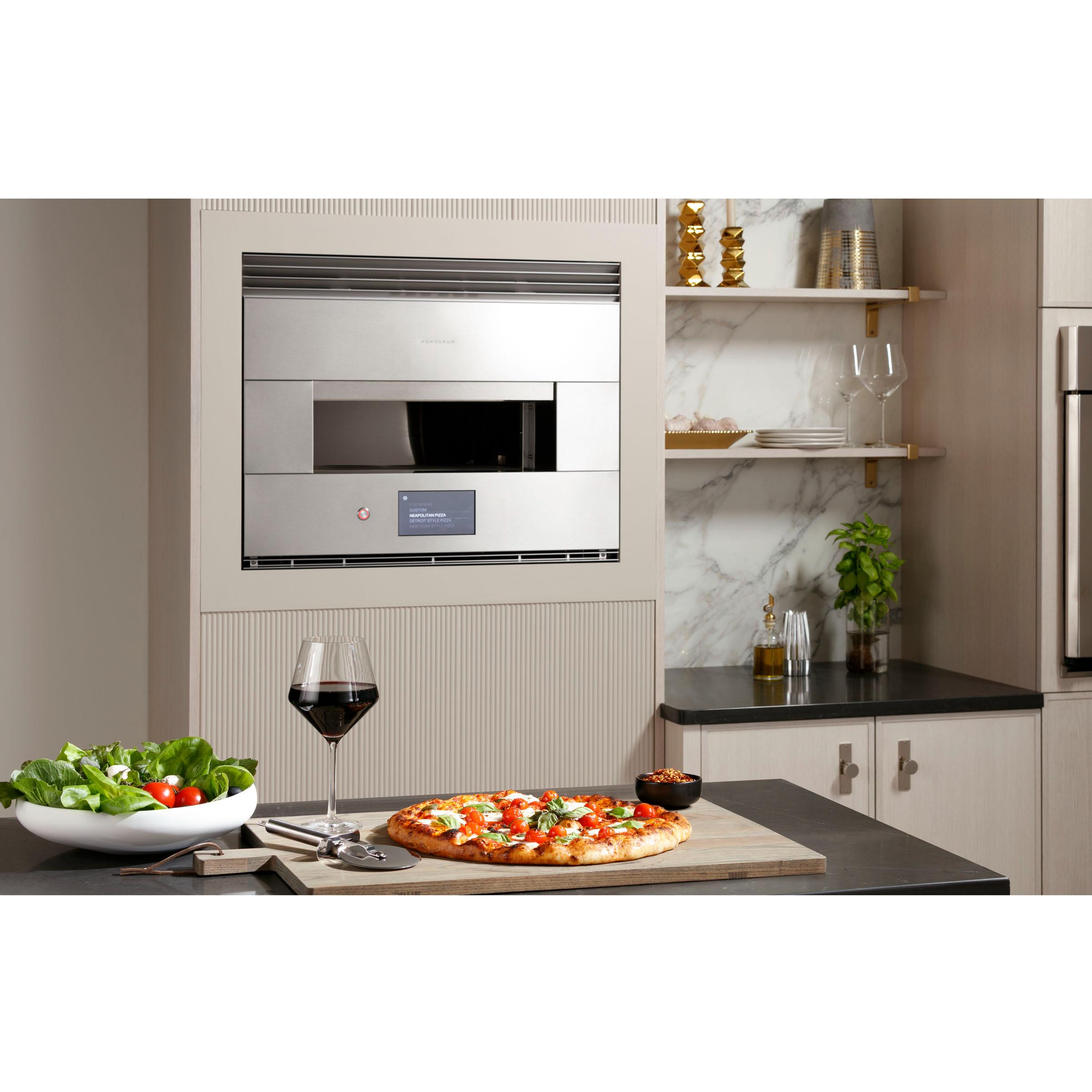 Monogram 30-inch, 1.23 cu.ft. Built-in Single Wall Oven with Wi-Fi Connectivity ZEP30FRSS