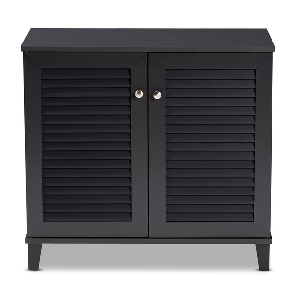 Copper Grove Zdolbuniv Dark Grey 4-shelf Shoe Storage Cabinet - - 28046204