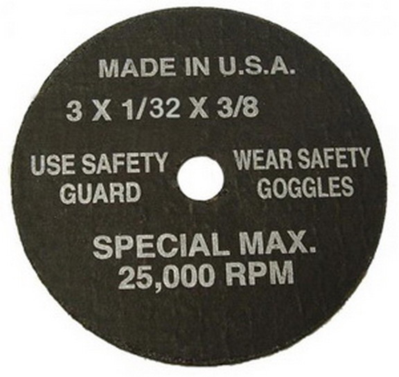 S   G TOOL AID 94890 3 Cut Off Wheel 100 Pack