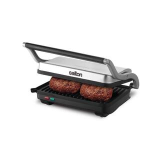 Salton 1000 W Stainless Steel Panini PressGrill SG1263