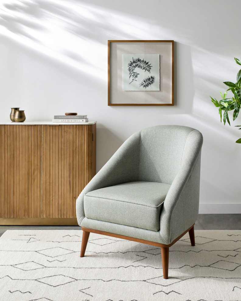 Sandro 34 quotH x 28 quotW x 28 quotD Accent Chair   Armchairs And Accent Chairs   by Surya  Houzz