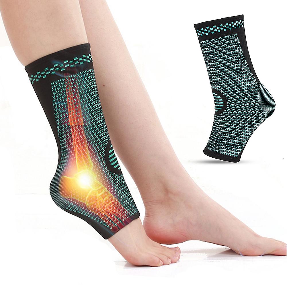 2pcs Ankle Support Compression Breathable Ankle Brace Sports Fitness Protective Guardxl