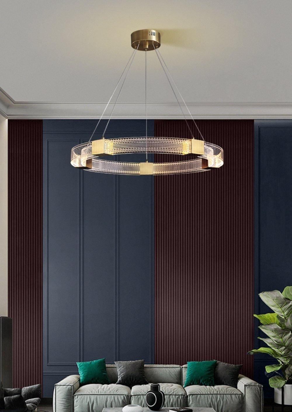 Parallel Ring LED Chandelier