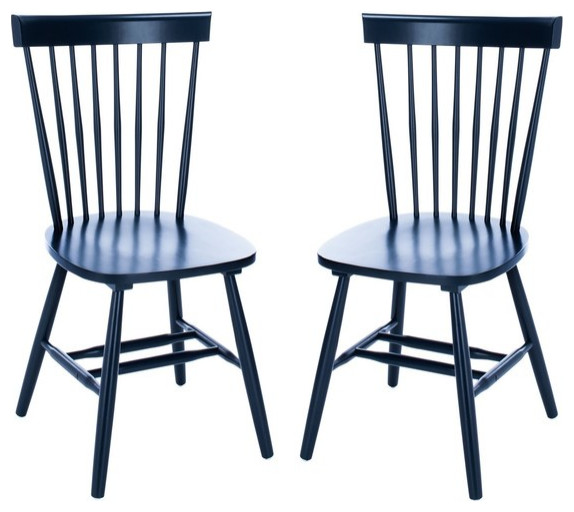 Safavieh Parker Spindle Dining Chairs  Set of 2   Midcentury   Dining Chairs   by Safavieh  Houzz