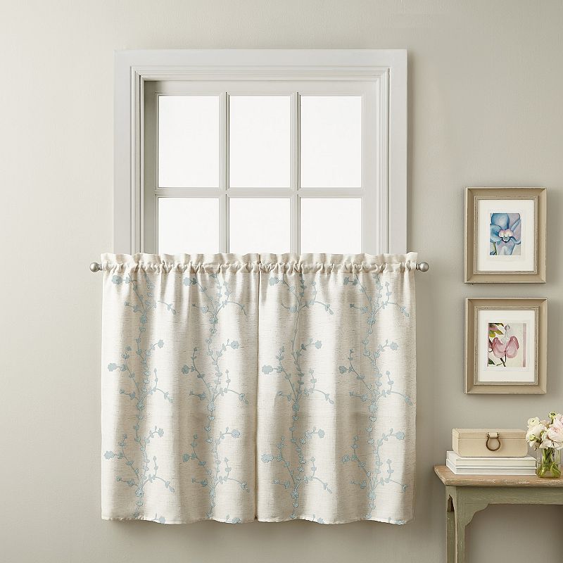 CHF Lynette Tier Window Curtain Set