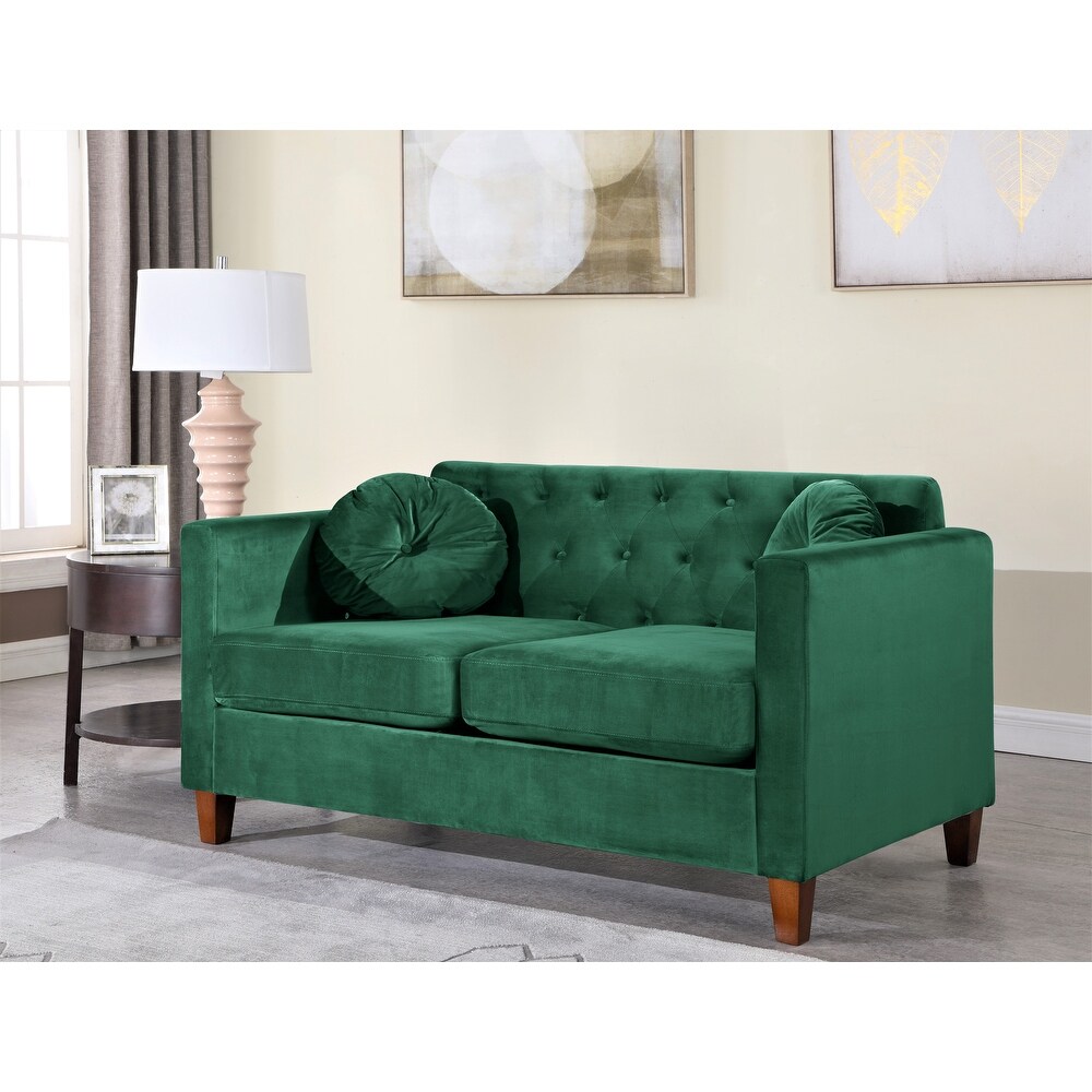 Lory velvet Kitts Classic Chesterfield Living room seat Loveseat and Sofa