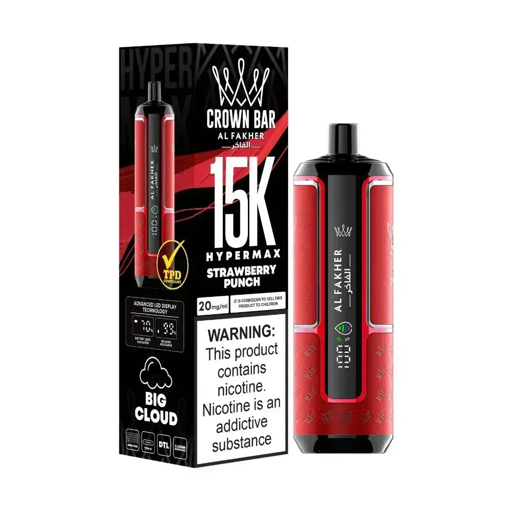Al Fakher Hypermax 15k Puffs Disposable Vape - Al Fakher Hypermax 15000 Puffs