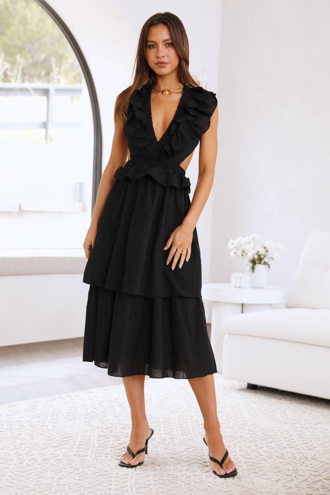 Dive Into Love Maxi Dress Black