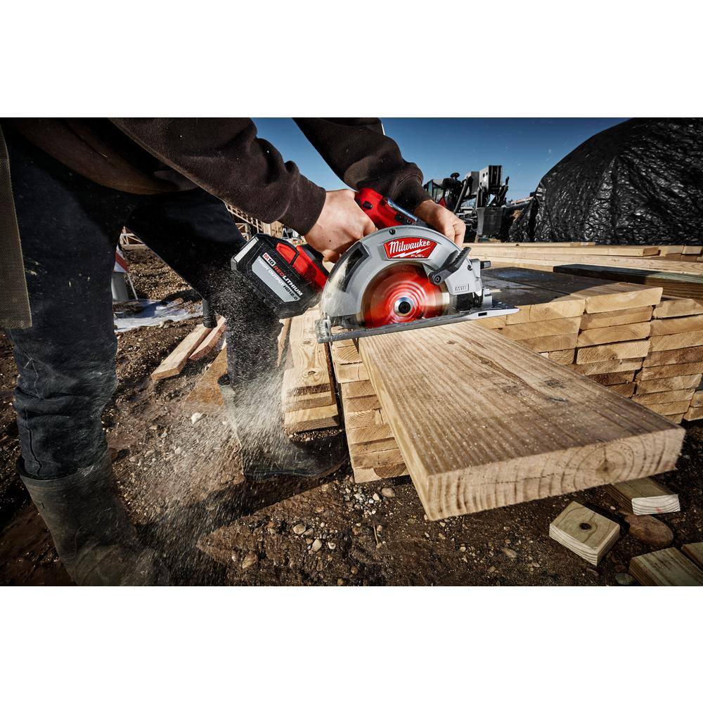 MW MX FUEL Lithium-Ion Cordless 1-18 in. Breaker with M18 FUEL Lithium-Ion Brushless Cordless 7-14 in. Circular Saw Kit MXF368-1XC-2732-21HD