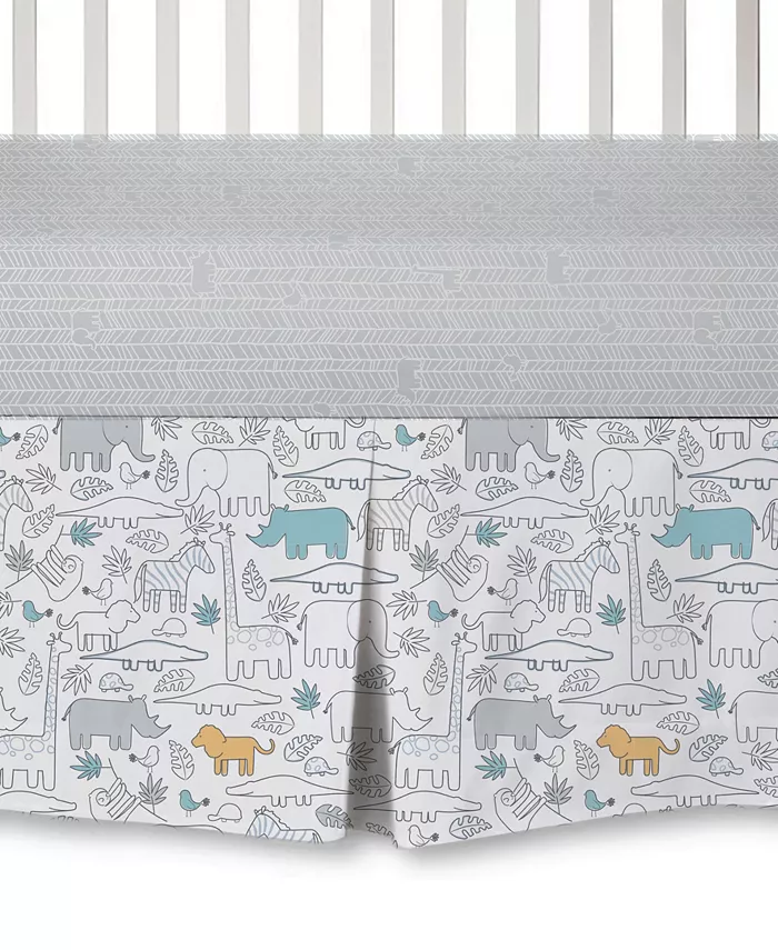 Lolli Living Safari 4-Piece Crib Bedding Set