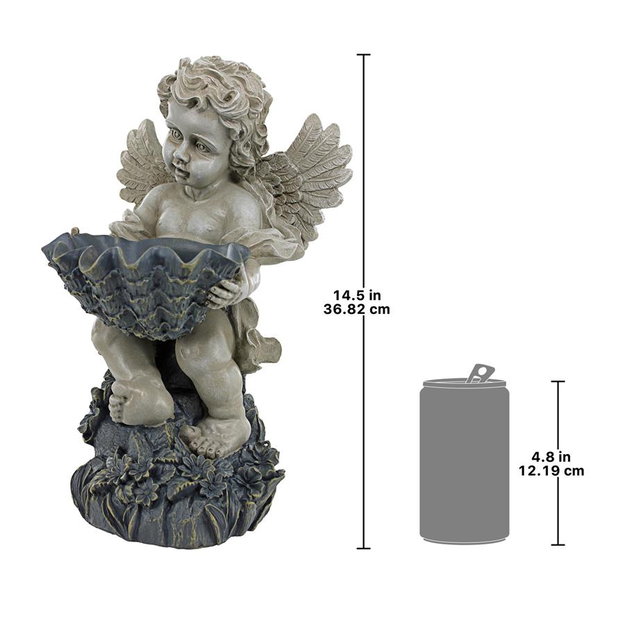 Design Toscano Heavenly Offering Cherub Garden Statue