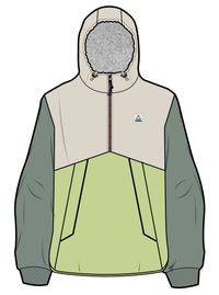 Moonlight Recycled Insulated Smock - Lime Juice