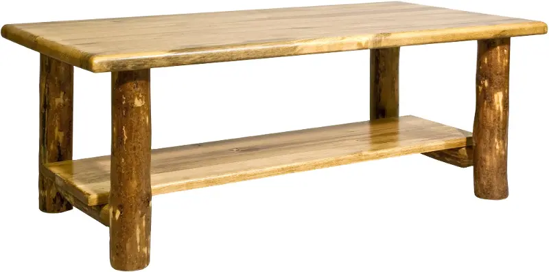 Glacier Country Rustic Coffee Table