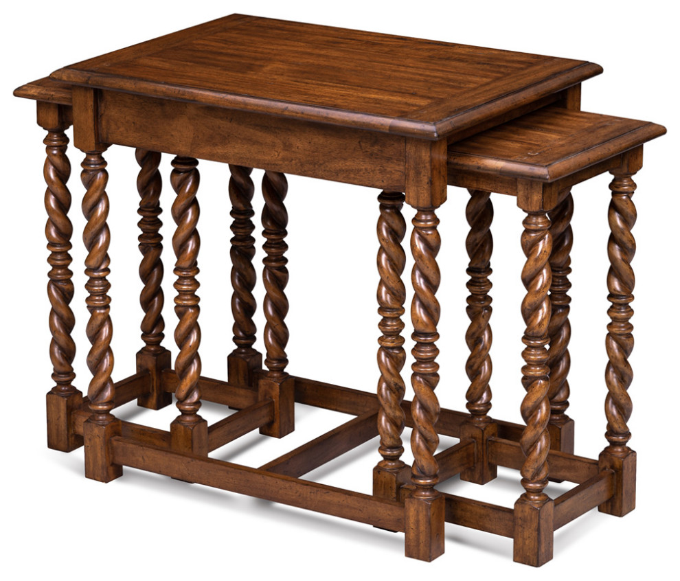 Serpentine Nesting Tables   Traditional   Coffee Table Sets   by Maitland Smith  Houzz