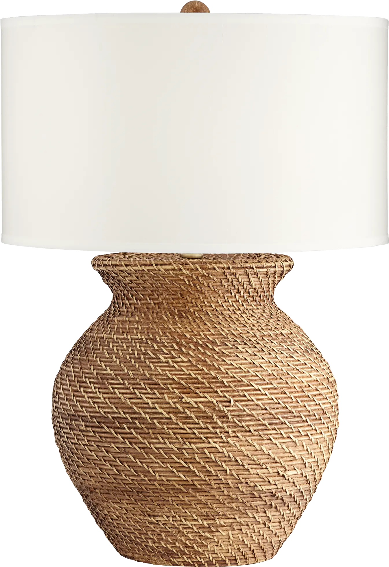 Tinley Brown Weave Table Lamp