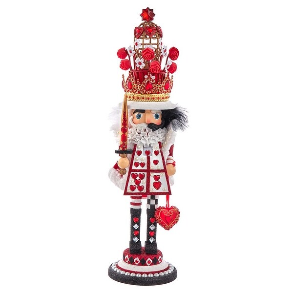 Kurt Adler 18Inch Hollywood King of Hearts Nutcracker