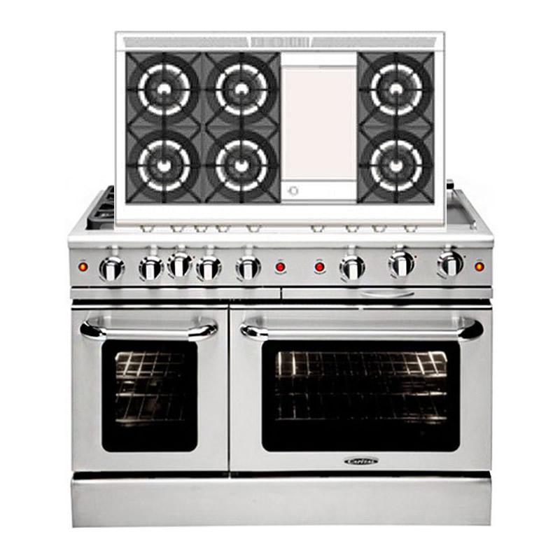 Capital 48-inch Freestanding Gas Range MCOR486G-L