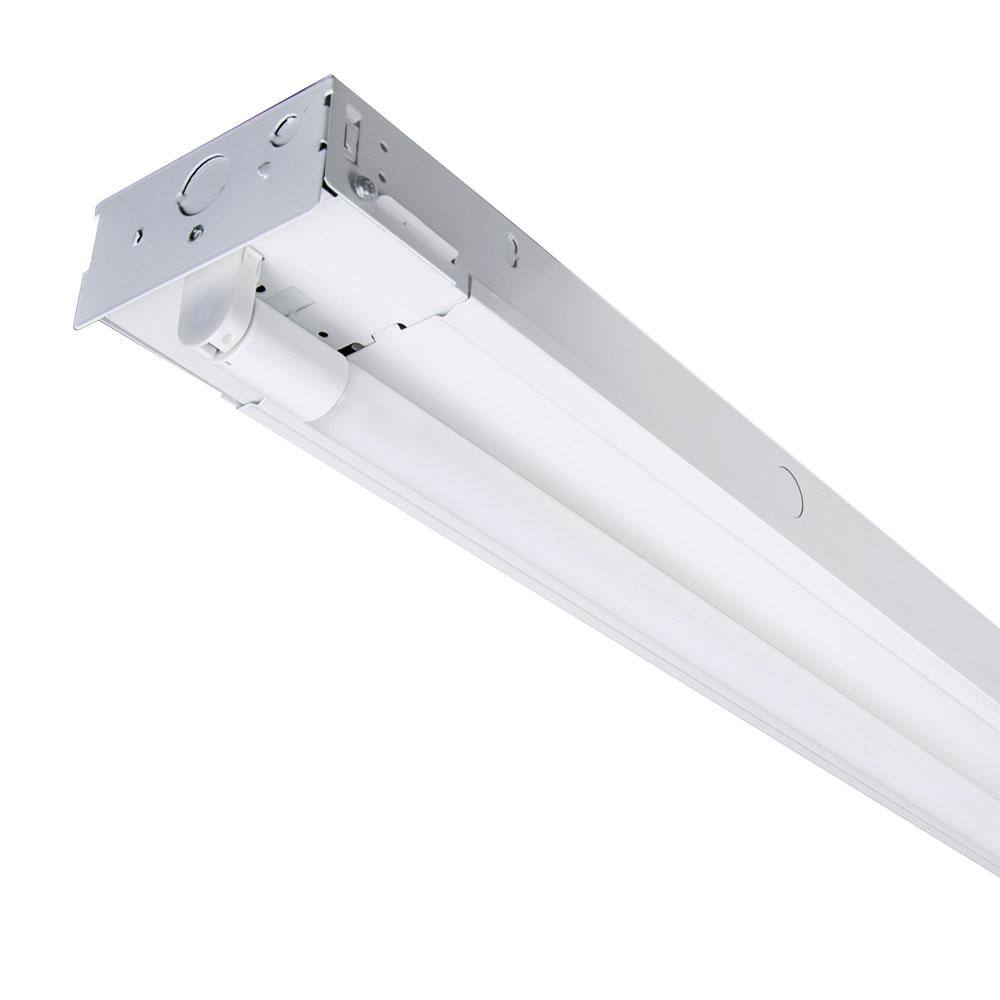 EnviroLite 4 ft. T8 LED White Strip Light Fixture 5000K ST701T3550