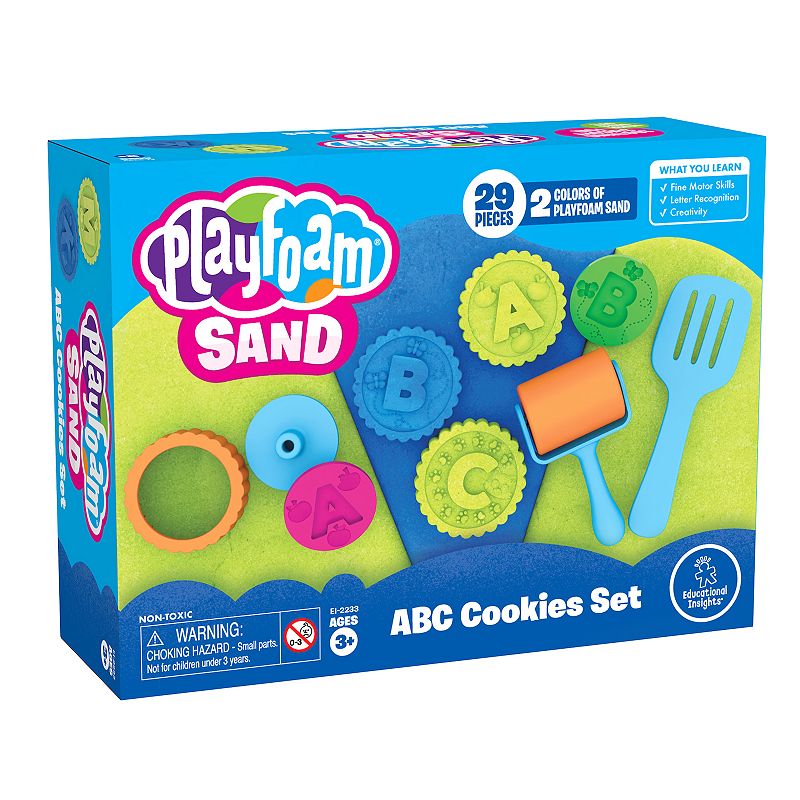 Educational Insights Playfoam Sand ABC Cookies Set