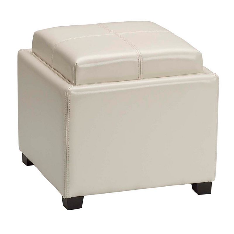 Safavieh Bennett Single Tray Storage Ottoman