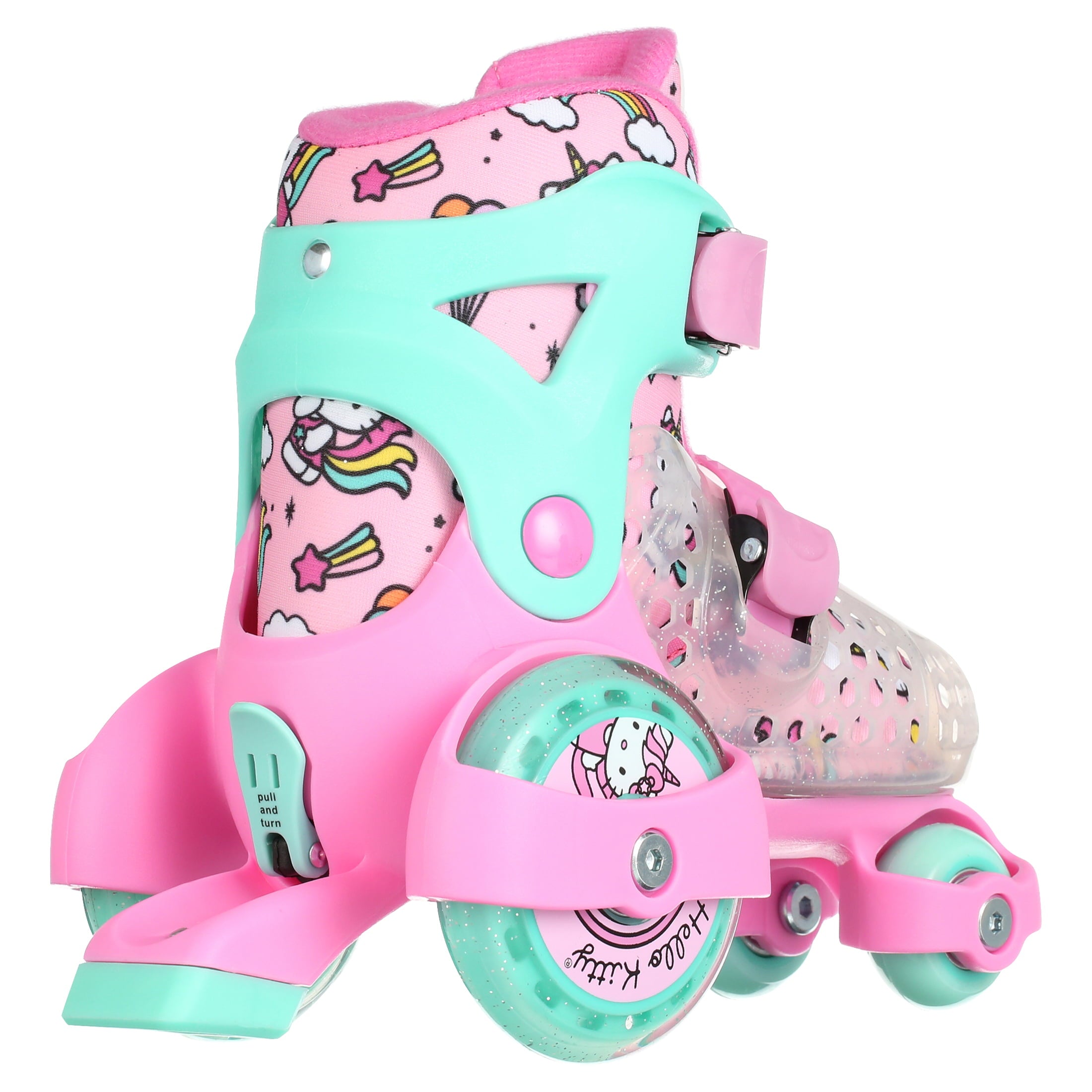 Roller Derby EZ Roll Adjustable Hello Kitty Skate， Size 11-2