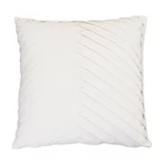 Thro by Marlo Lorenz James Pleated Velvet Throw Pillow