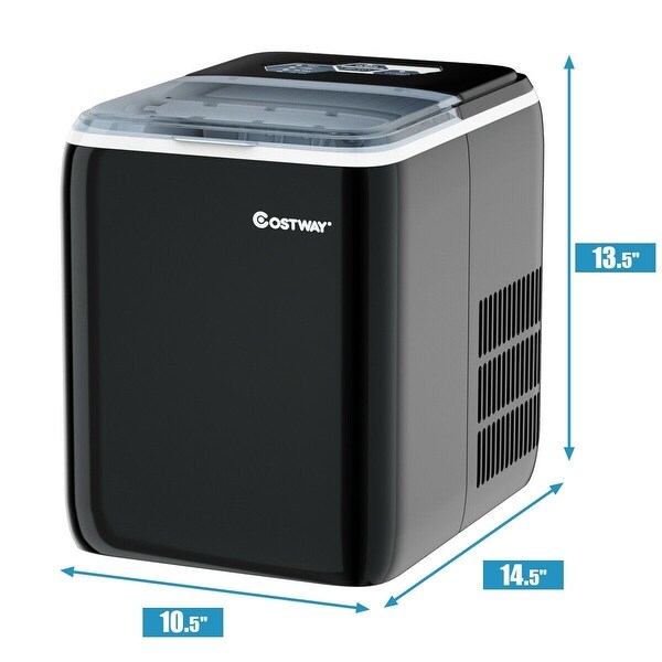 44 lbs Portable Countertop Ice Maker Machine with Scoop - 14.5