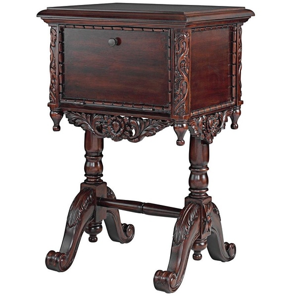 Design Toscano Lady Rebecca Victorian Bedside Table