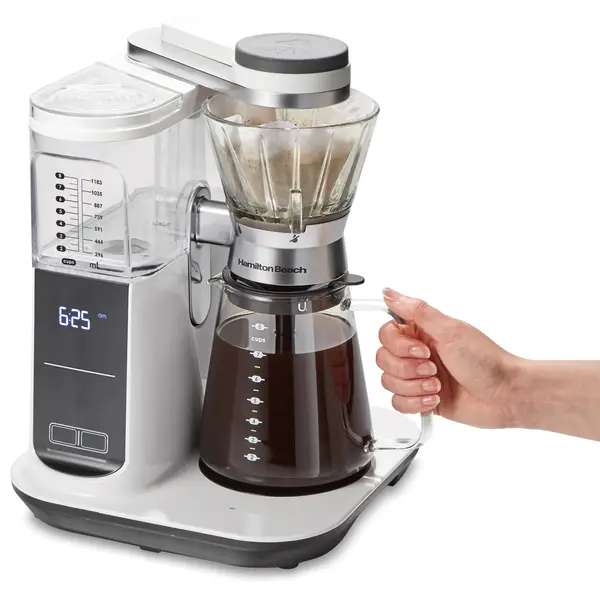 Hamilton Beach Convenient Craft Automatic or Manual Pour-Over Coffee Brewer