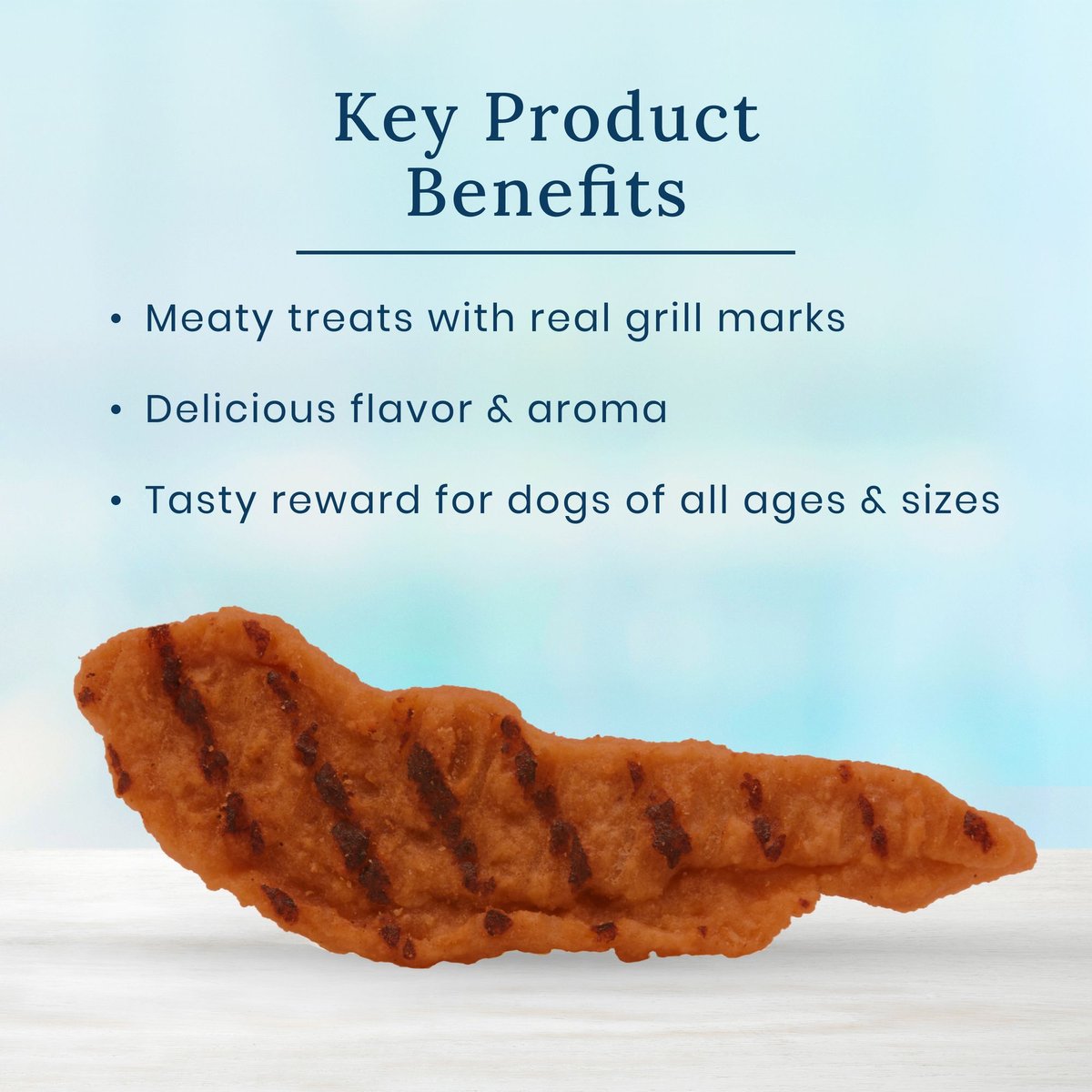 Blue Buffalo True Chews Premium Grillers Natural Grain-Free Steak Dog Treats