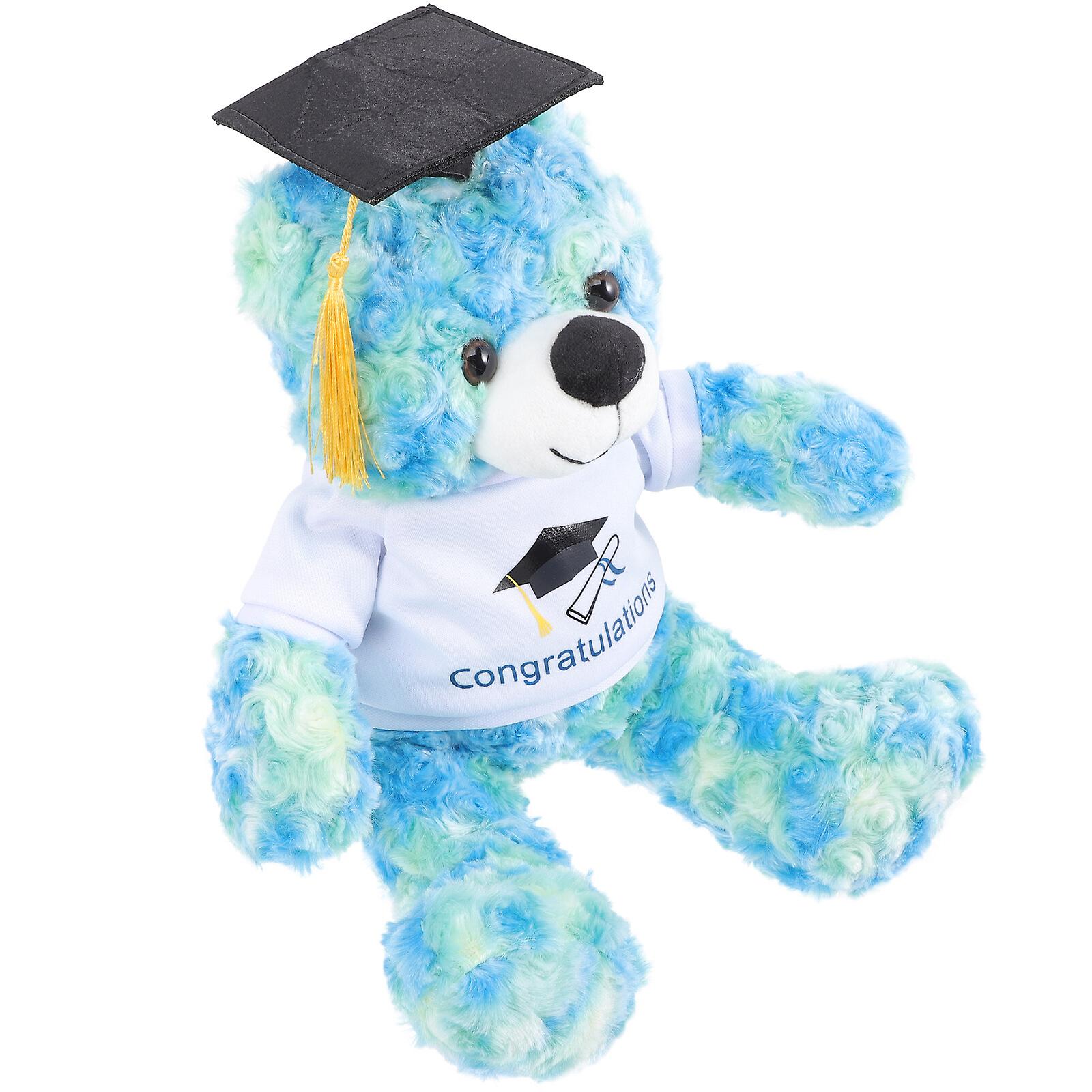 Graduation Stuffed Bear Adorable Stuffed Animal Bear Lovely Plush Bear Decoration Graduation Gift