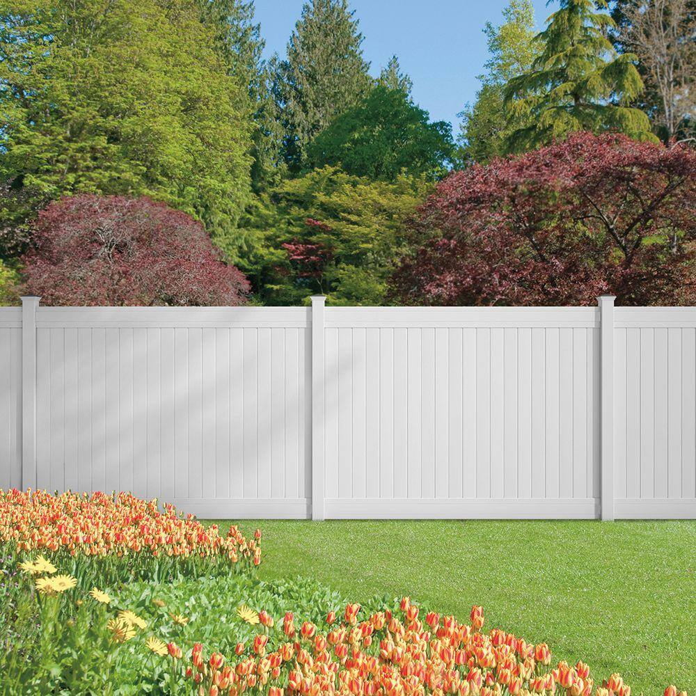 Veranda Dover 6 ft. H x 8 ft. W Vinyl Privacy Fence Panel Kit 141569