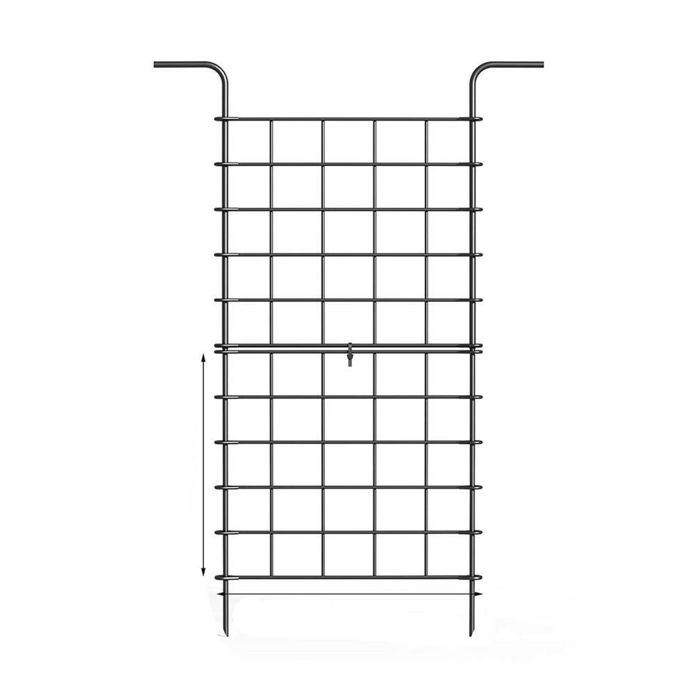 Oumilen 32-Piece (16-Panels) Garden Fence Outdoor Metal Rust Proof Landscape Fencing 12 in. (H) LT-K70