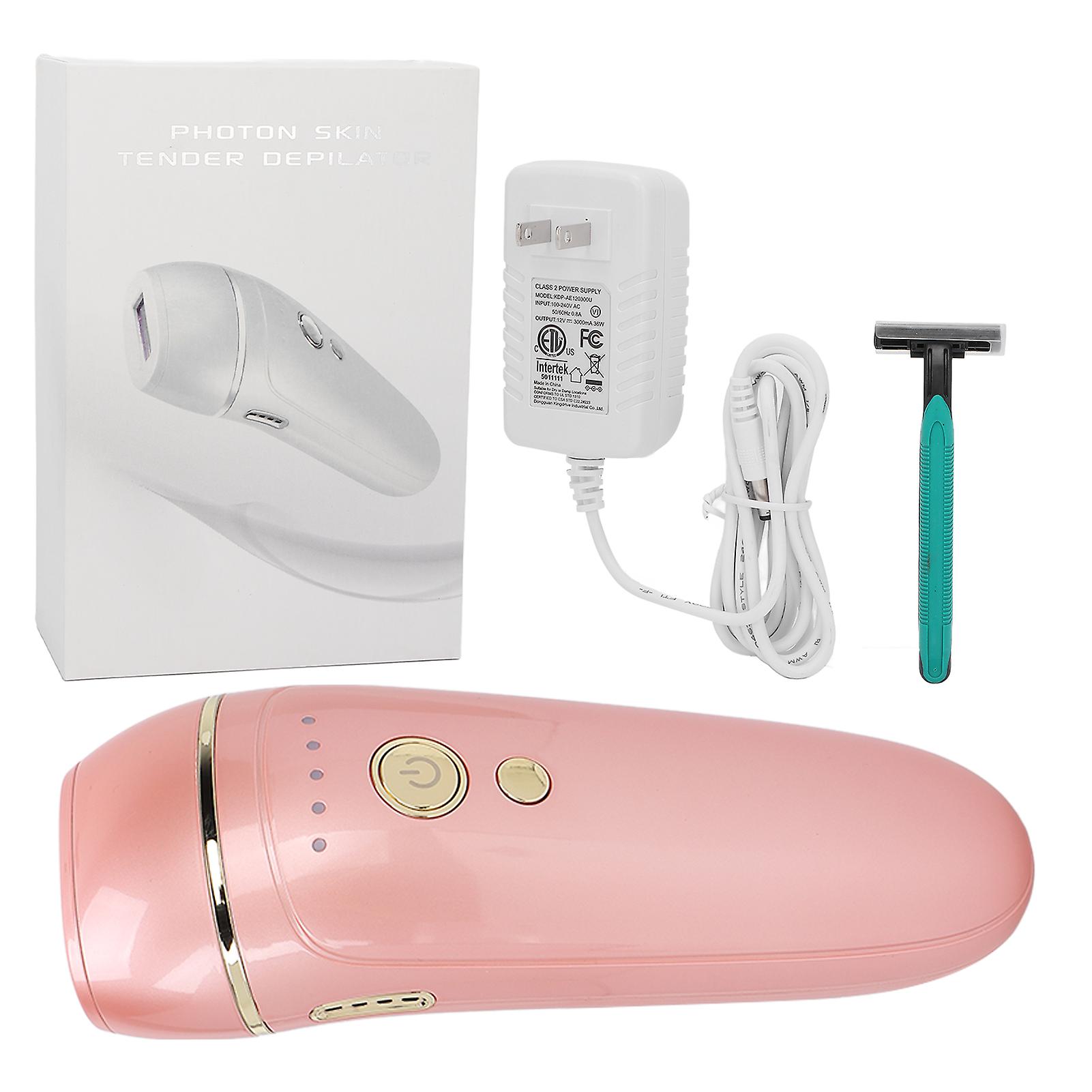 Household Portable Ipl Hair Removal Machine Painless Electric Epilator For Armpits Back Legs Arms 110240vrose Gold Us Plug