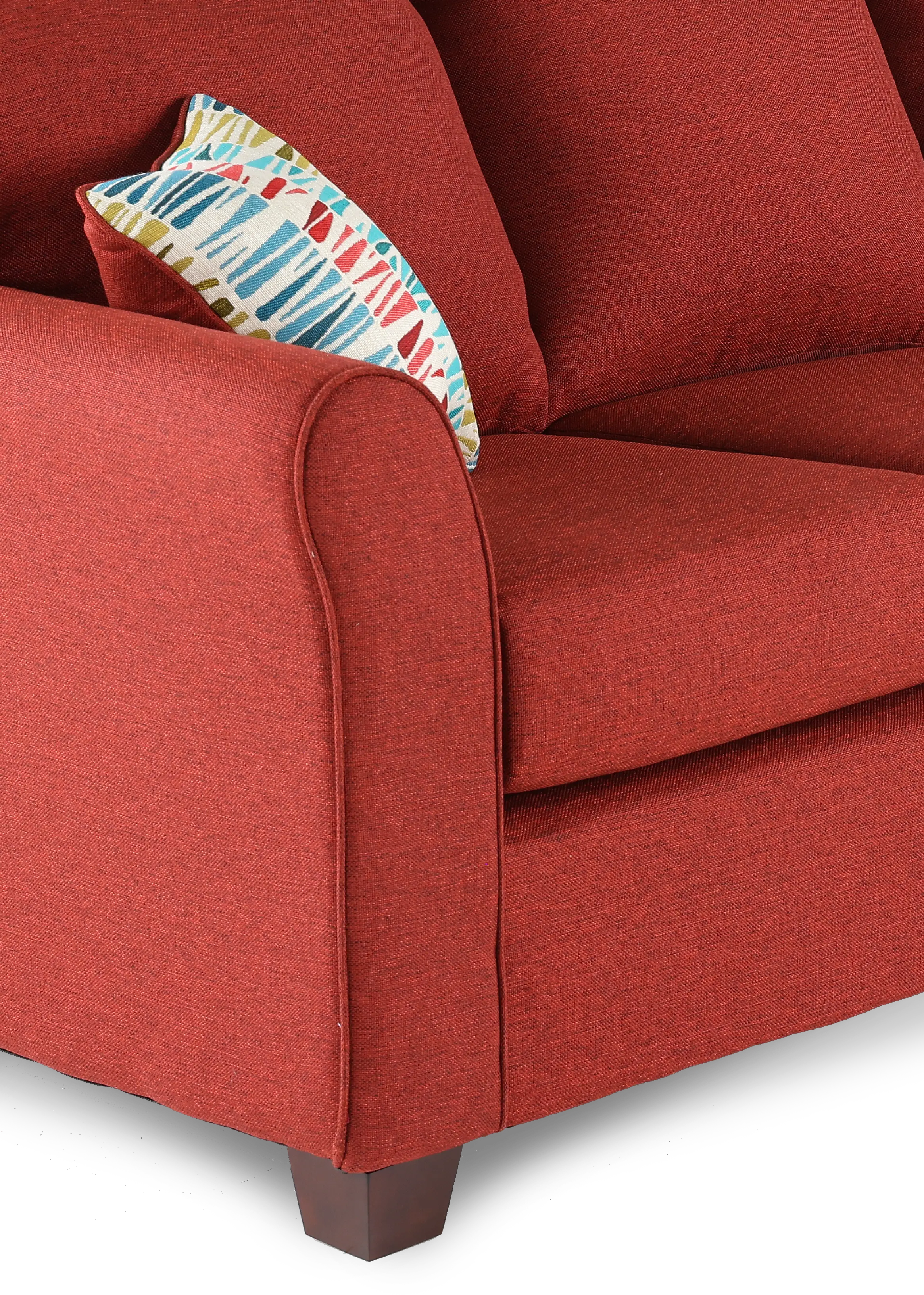 Wall St. Red Sofa