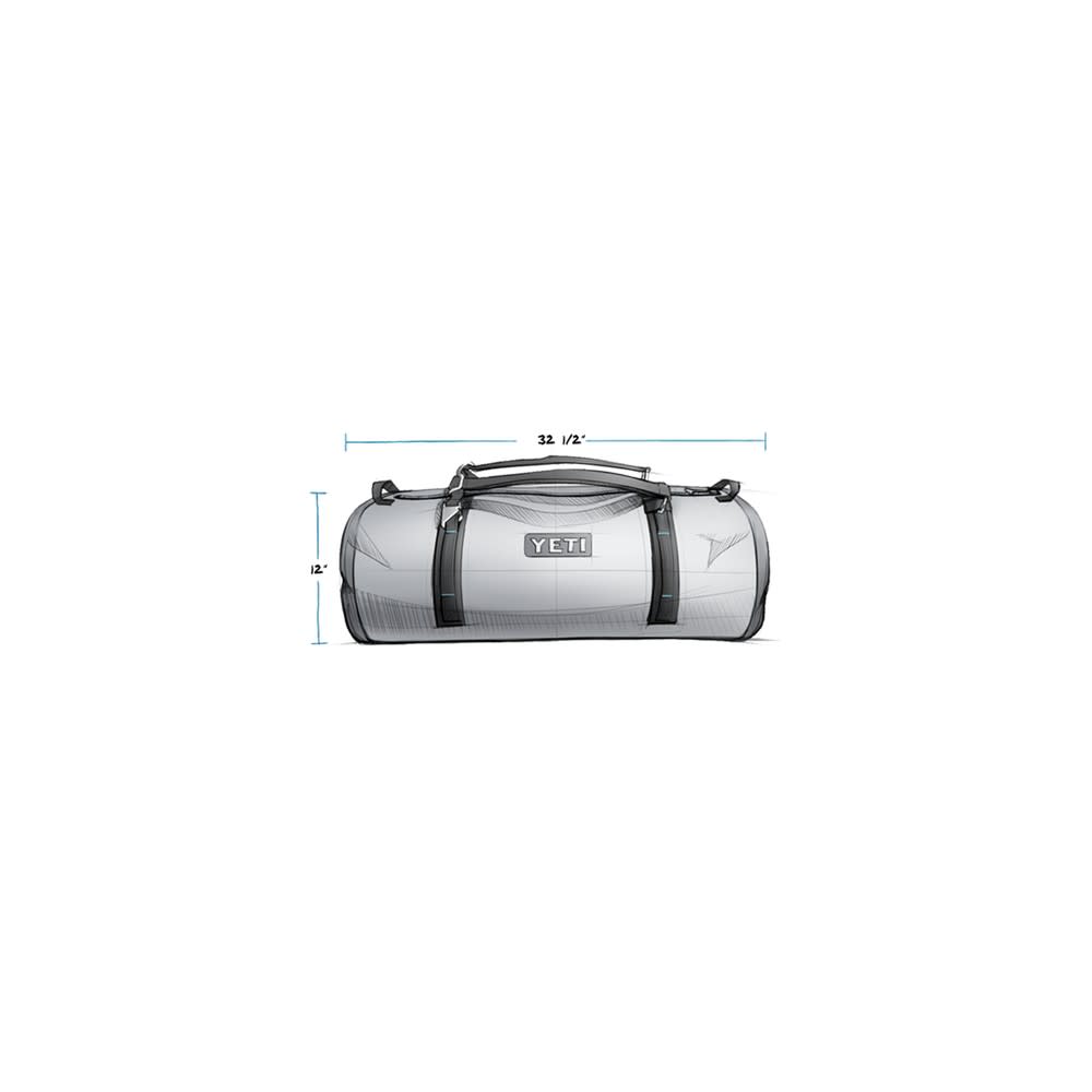 Yeti Storm Gray Panga 100L Submersible Duffle Bag ;