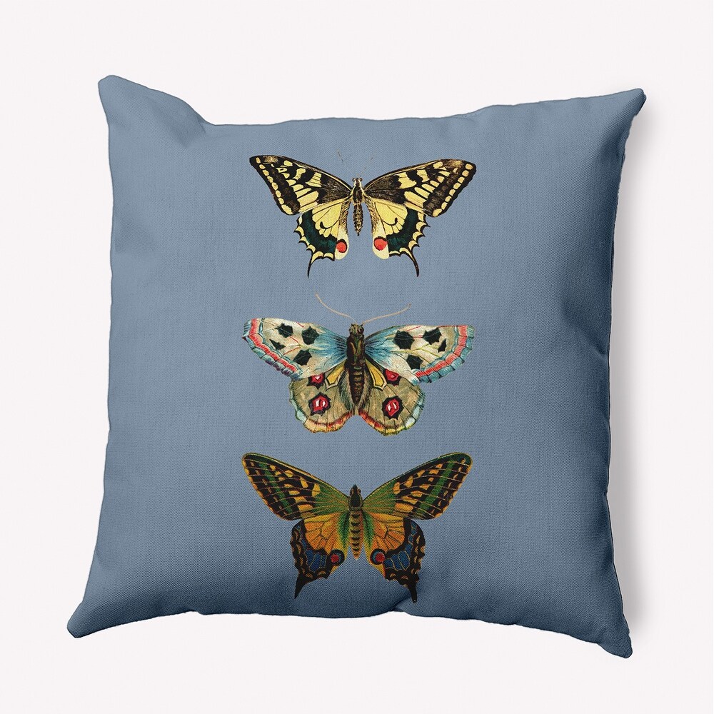 Butterflies Polyester Indoor Pillow