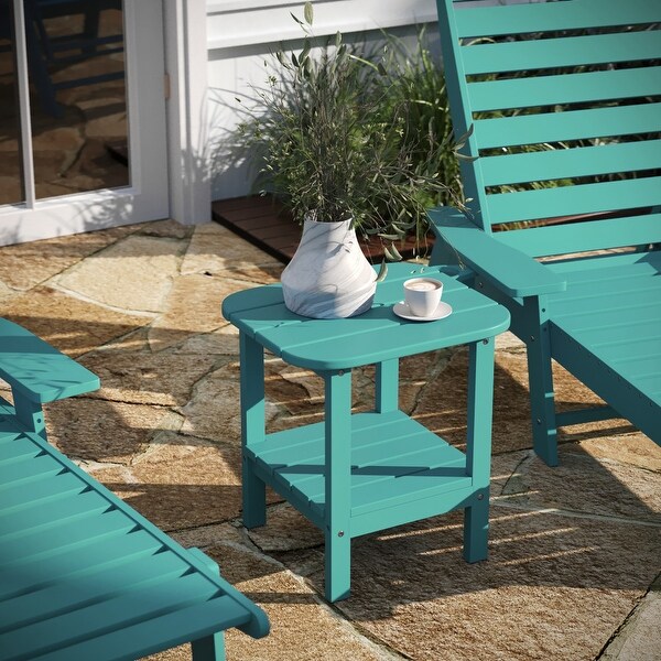 AllWeather Adirondack Style Patio Side Table