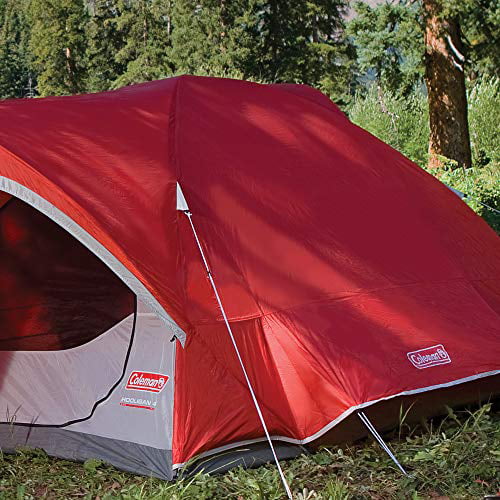 Coleman Hooligan Backpacking Tent ， Red， 4-Person