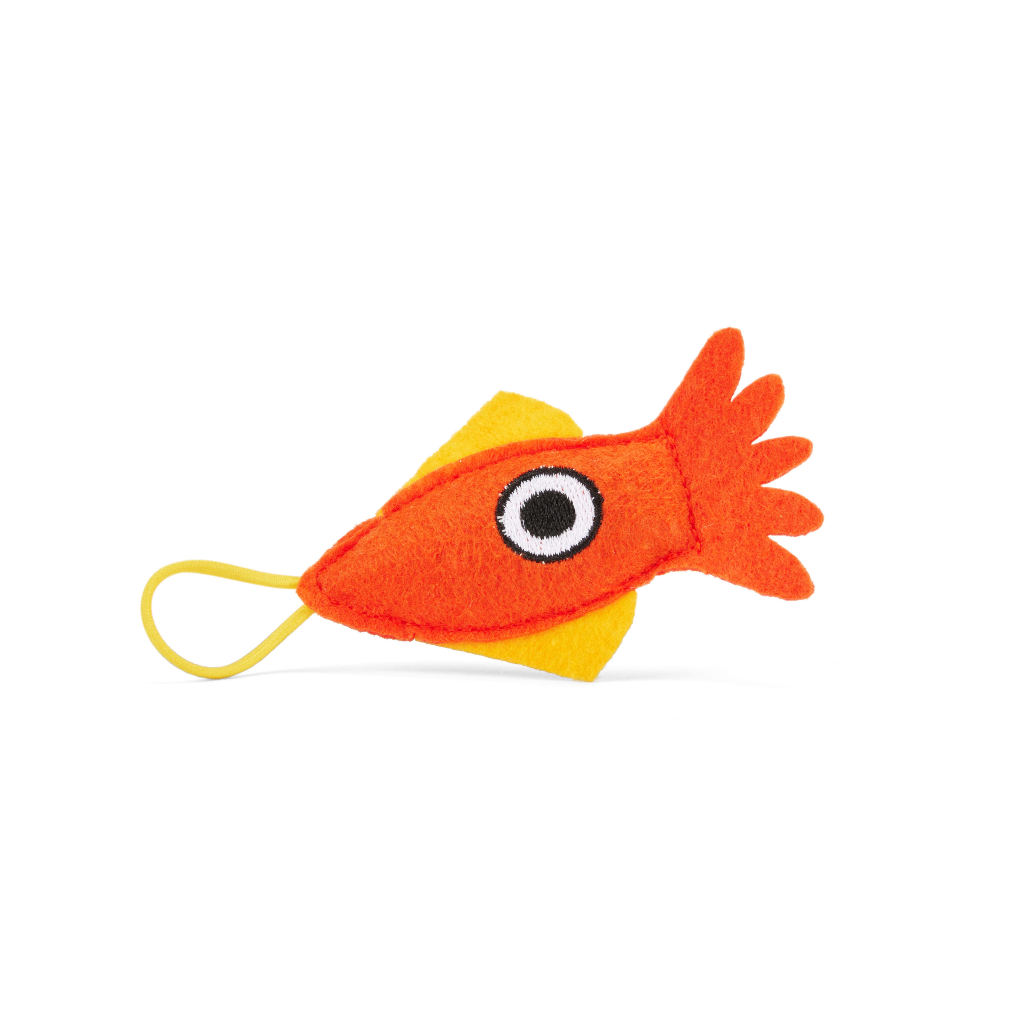 Leaps  Bounds Flinger-Style Squid Cat Toy， X-Small