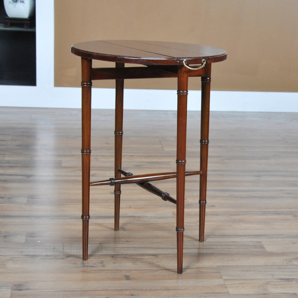 Tall Table Set With Leather Top   Traditional   Coffee Table Sets   by Niagara Furniture  Houzz