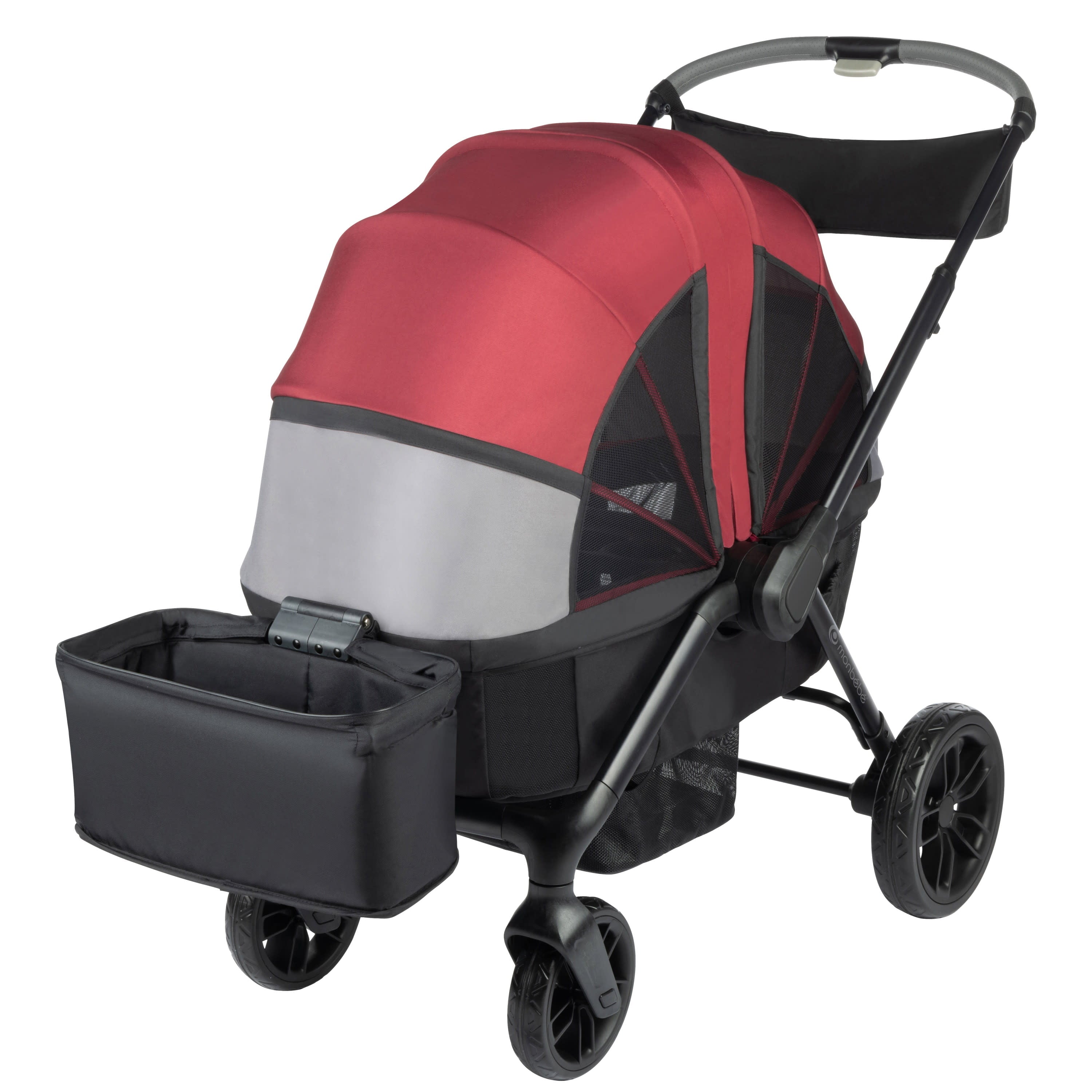 Monbébé Everyday Outings Wagon Stroller, Cardinal Red