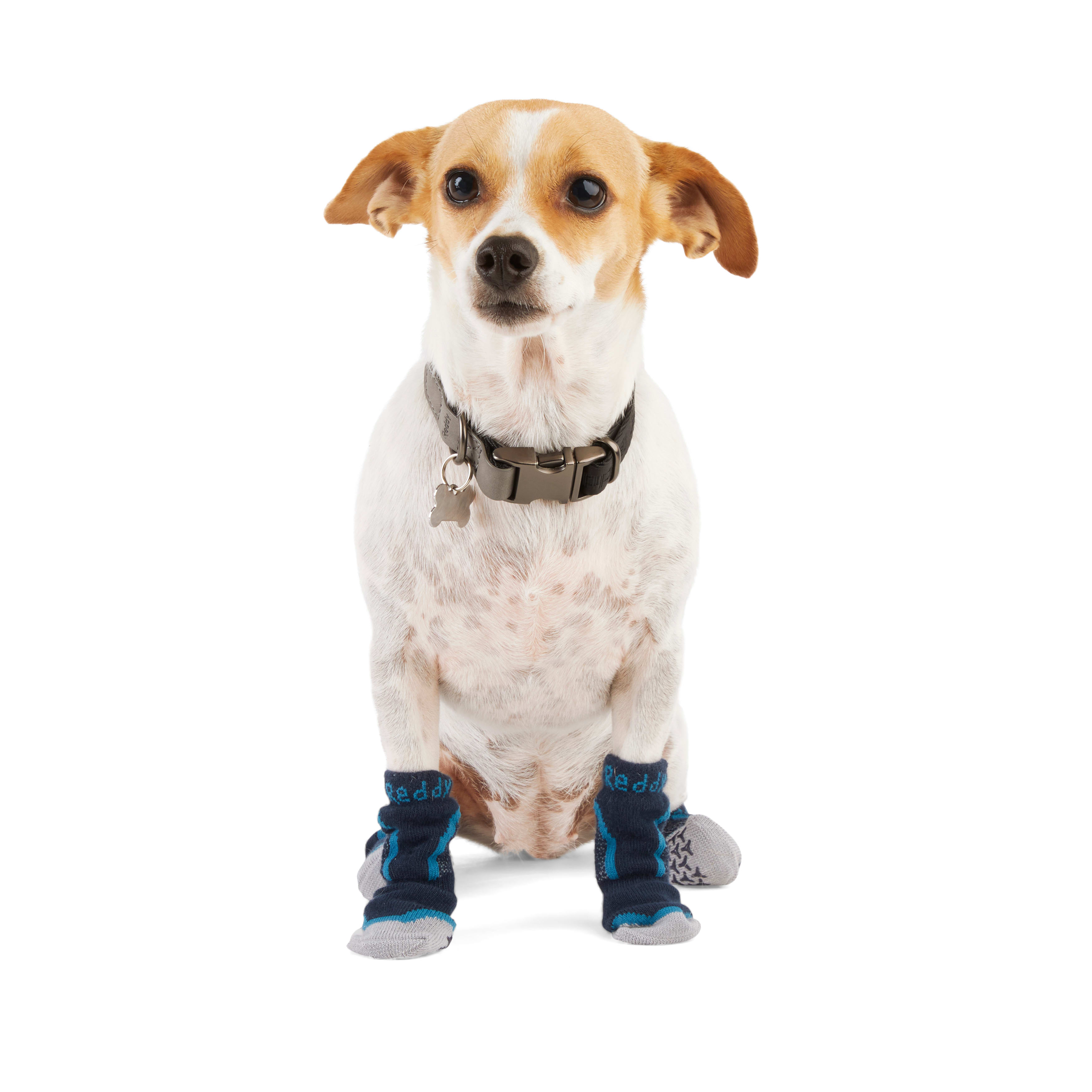 Reddy Navy Seamless Boot Sock for Dogs， X-Small/Small