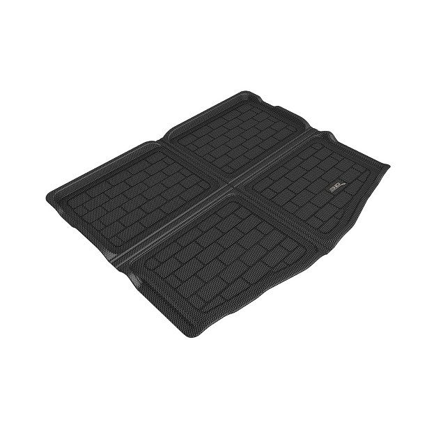 3d Maxpider Kagu Series Precision Custom Fit All weather Shock Absorbing Cargo Area Mat Liner Compatible With 2021 2023 Ford Mustang Mach e Black